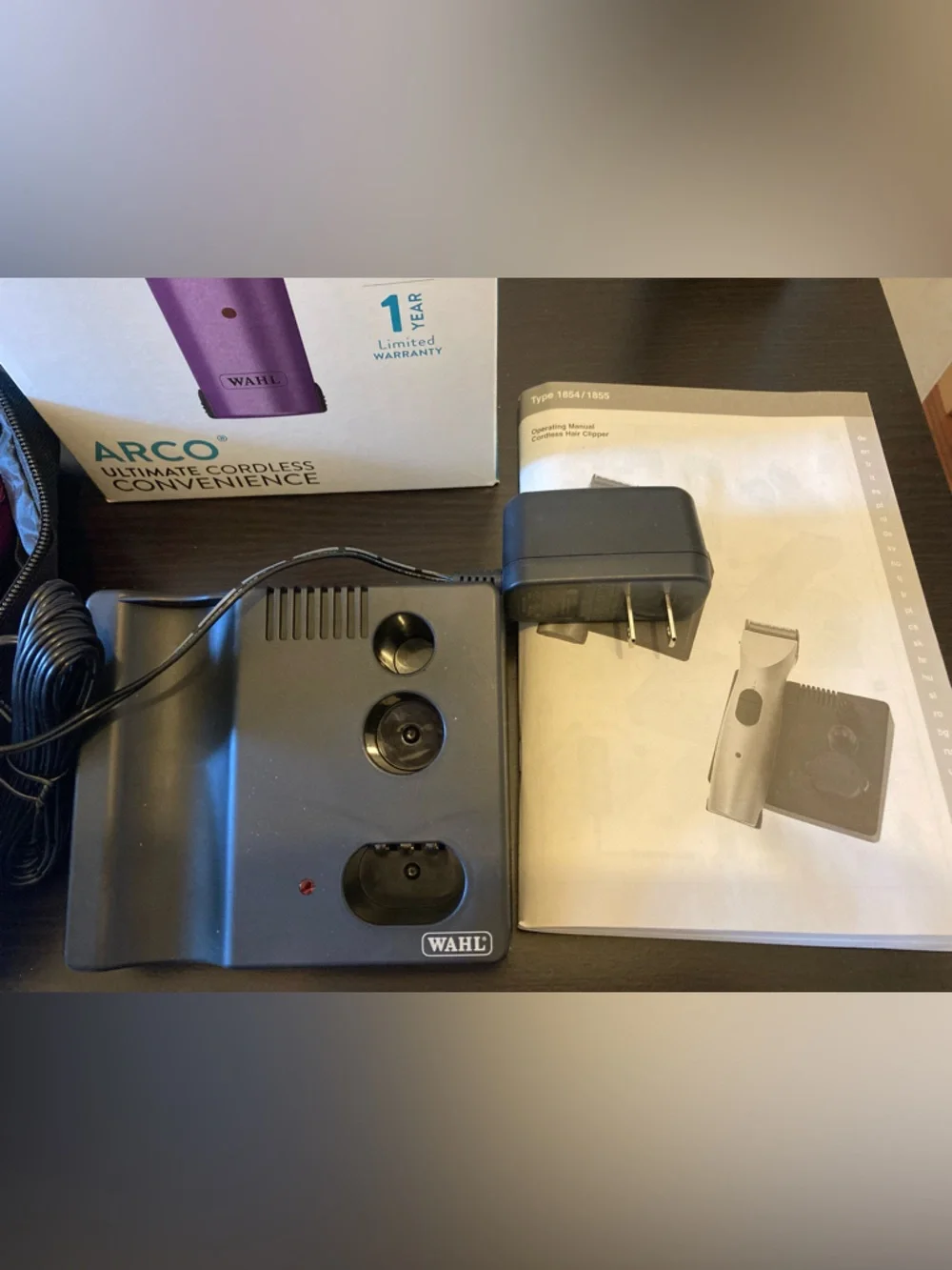 Wahl Arco Cordless Pet Clipper Kit, Purple